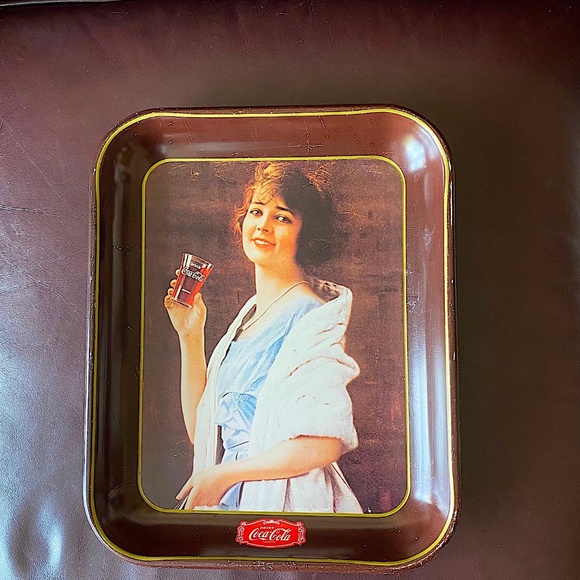 Coca-Cola Advertising Tin Tray BPAC 1980 Annual Conference Vintage - Picture 2 of 5